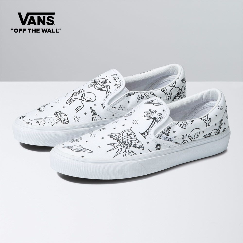 Vans Unidentified U-Paint Classic Slip-On Men (Unisex US Size) WHITE VN0A5JMHWHP1