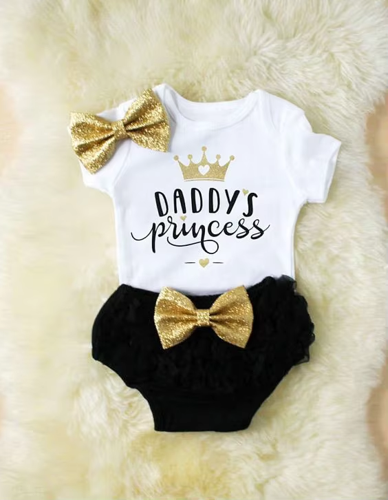 Pudcoco US Stock 3PCS Newborn Baby Girl Outfits Clothes Tops Romper+Tutu Shorts Pants Set